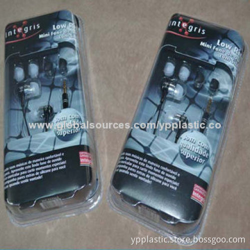 Double blister clamshell packs for earphone